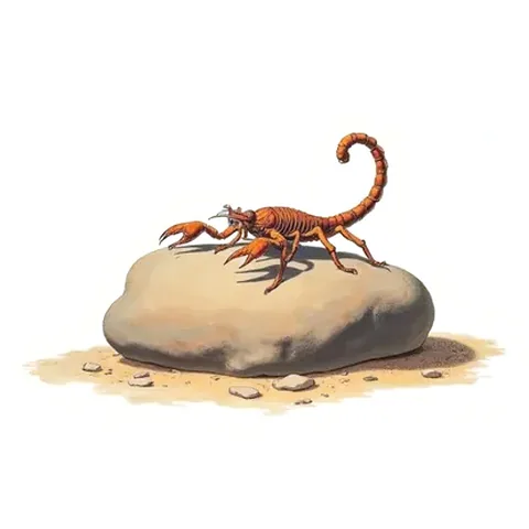 Illustration of a scorpion