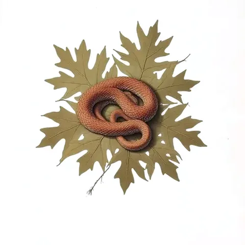 Illustration of a venomous snake